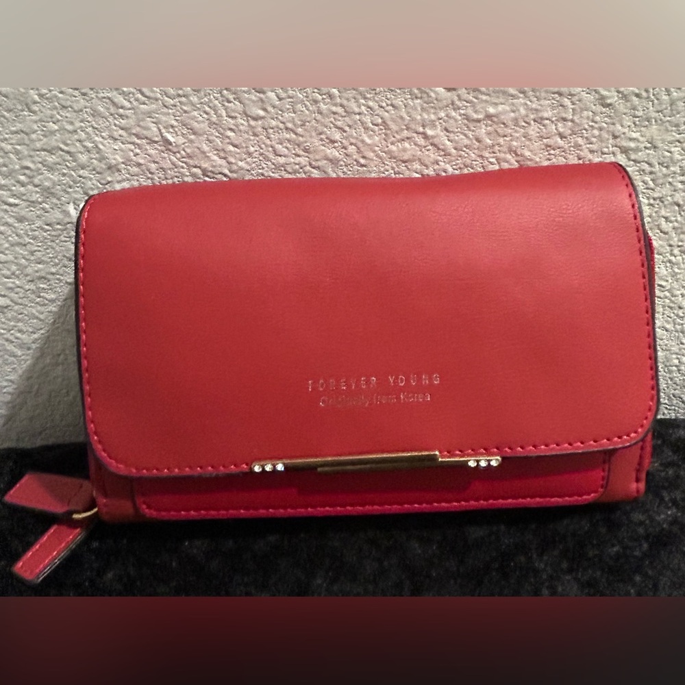 Forever Young Red Crossbody Purse – Brand New
